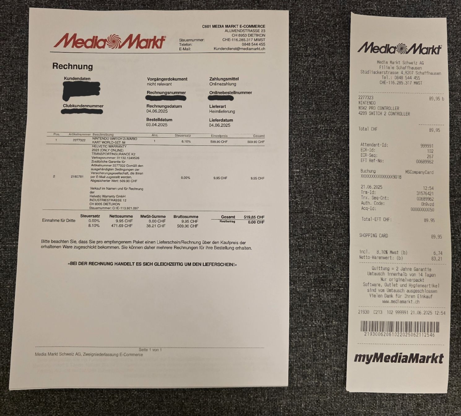 Nintendo Konsolen: Nintendo Switch 2 Konsole inkl. Controller und Spiele – Neu (gemäss Beschreibung) aus Schaffhausen von Banana-Joe87 9