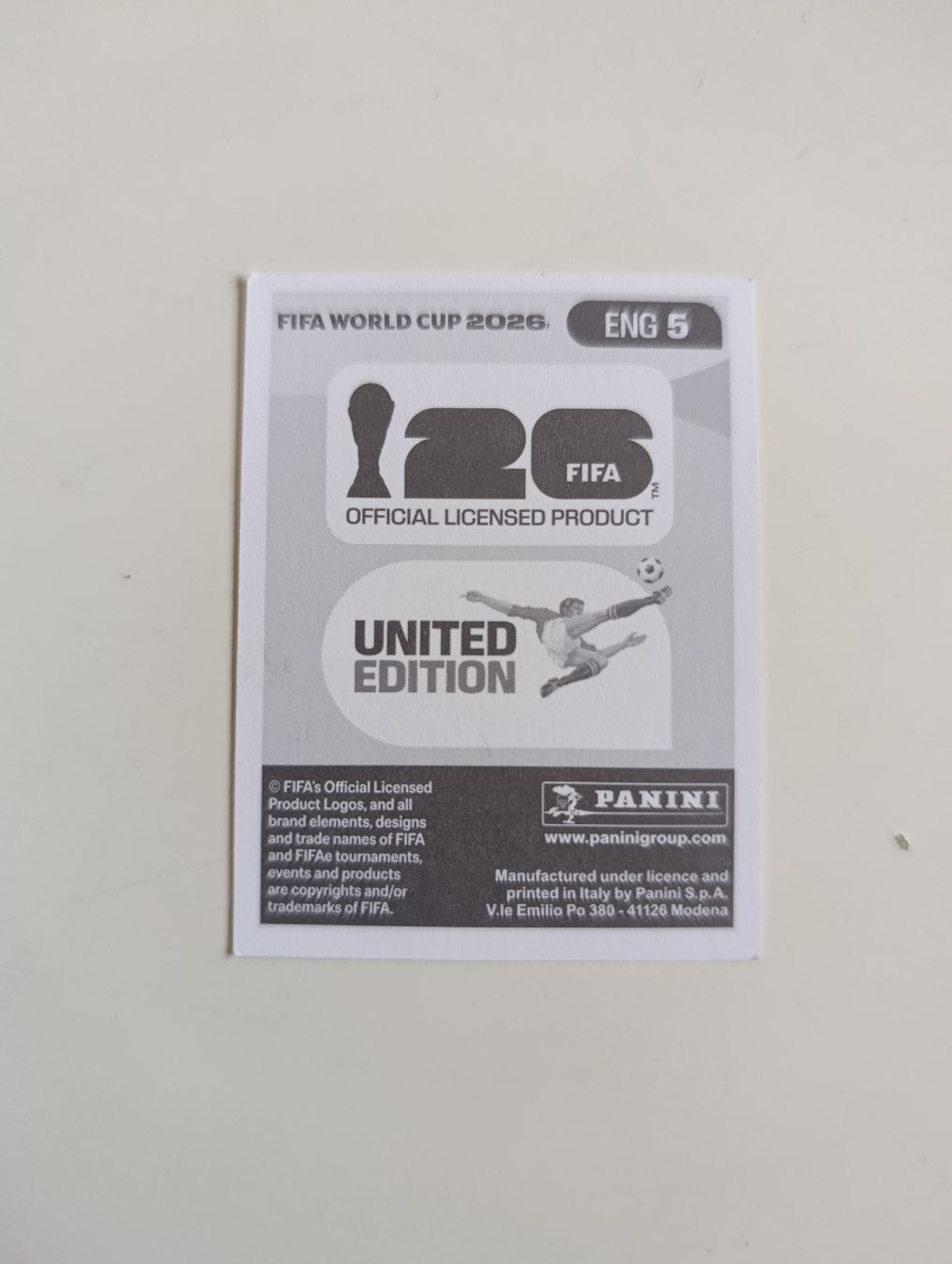 Panini Carte collezionabili: Panini World Cup 2026 ENG 5 Konsa – Nuovo (secondo la descrizione) da Lavey-Village venduto da pas_7xd2 1