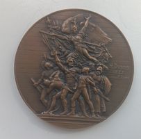 Bronze Medaille von Henri Dubois 1888 La Marseillaise