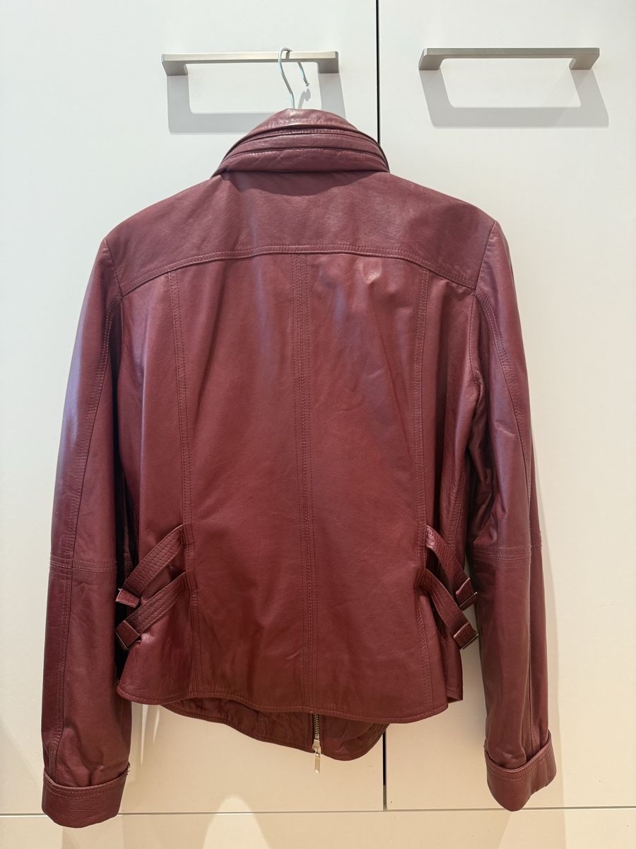 Manebo Jacken: Manebo Lederjacke, bordeaux, Echtleder – Gebraucht aus Niederweningen von ScaredyCat 1
