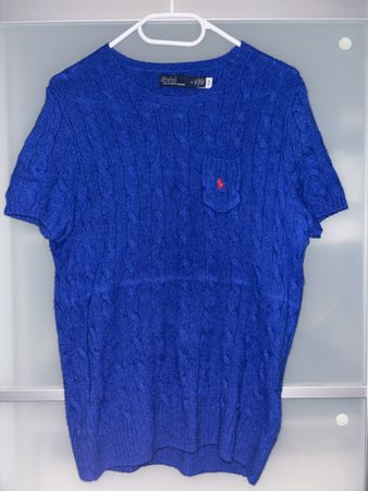 Polo Ralph Lauren, Pull manches courtes bleu, Taille M