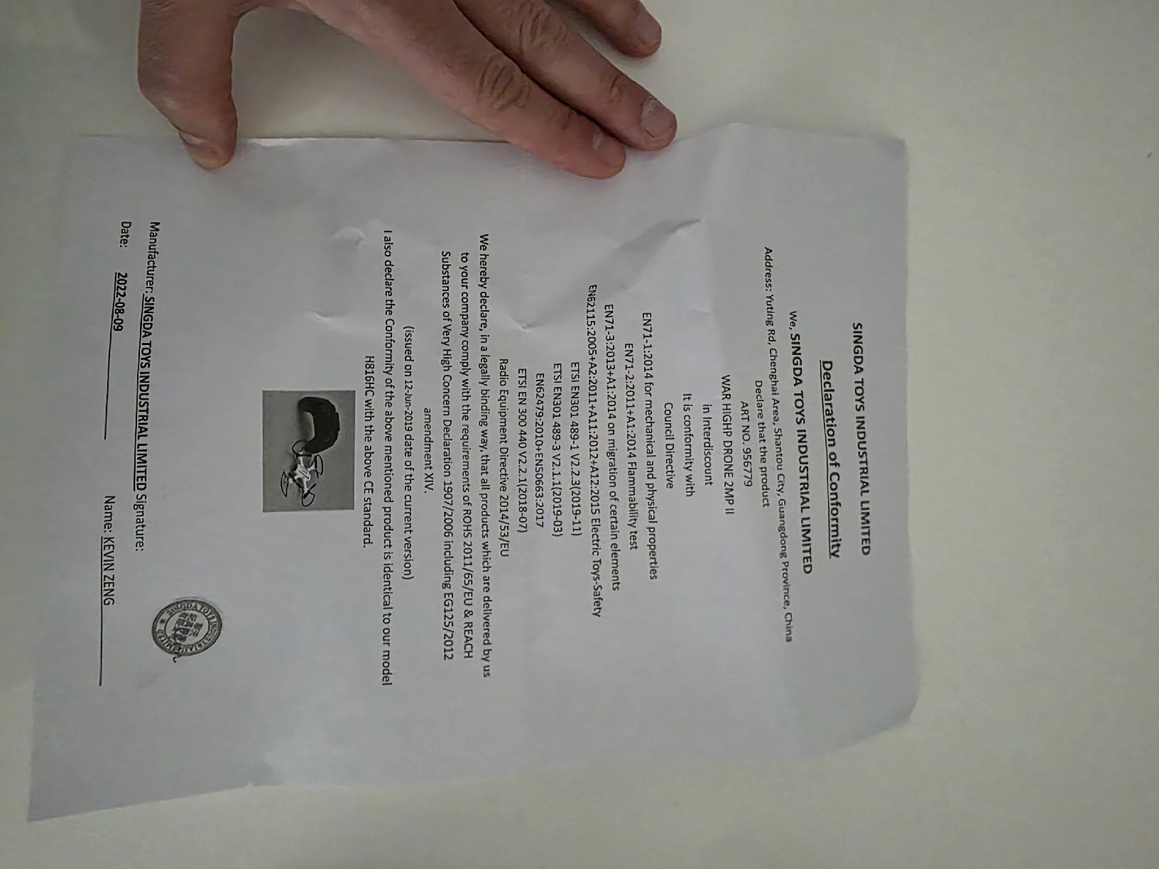 Giocattoli: Wave Razor Quadcopter, neuwertig, 2 Akkus – Nuovo (secondo la descrizione) da Grenchen venduto da pat_m7sp 2