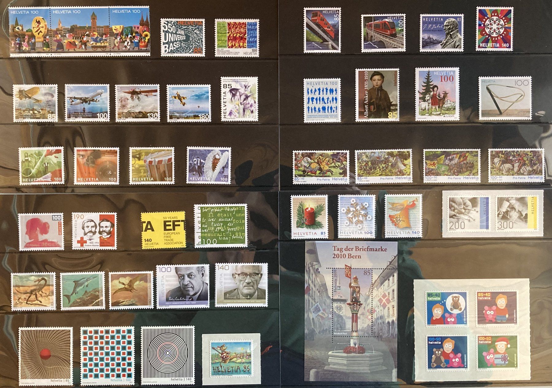 Jahresserie CH 2010 postfrisch (**) Frankatur oder Sammlung Kaufen