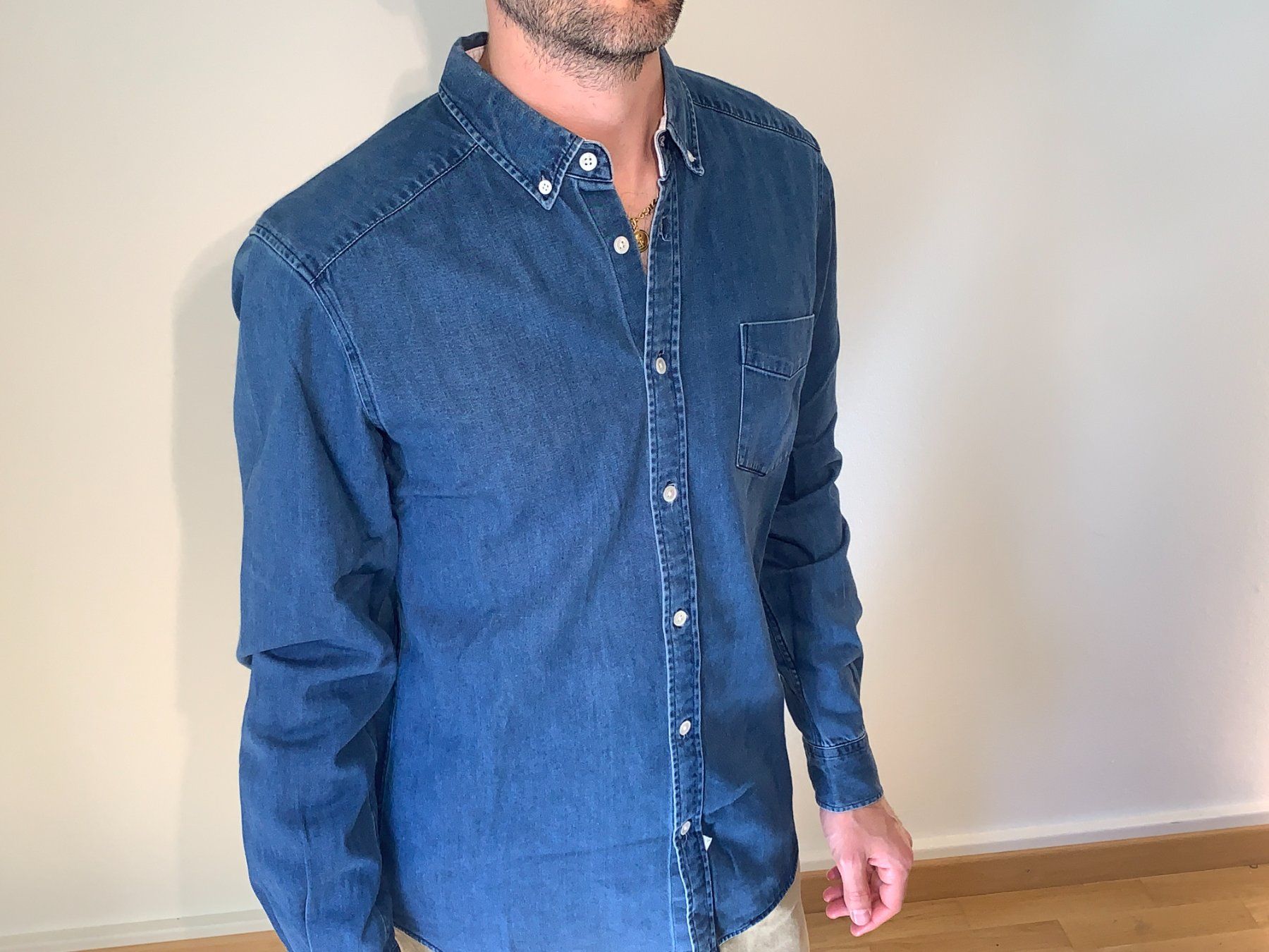 Hemden: Assembly Label Jeanshemd Button-Down, Grösse M – Gebraucht aus Zürich von lor_s6l8 8