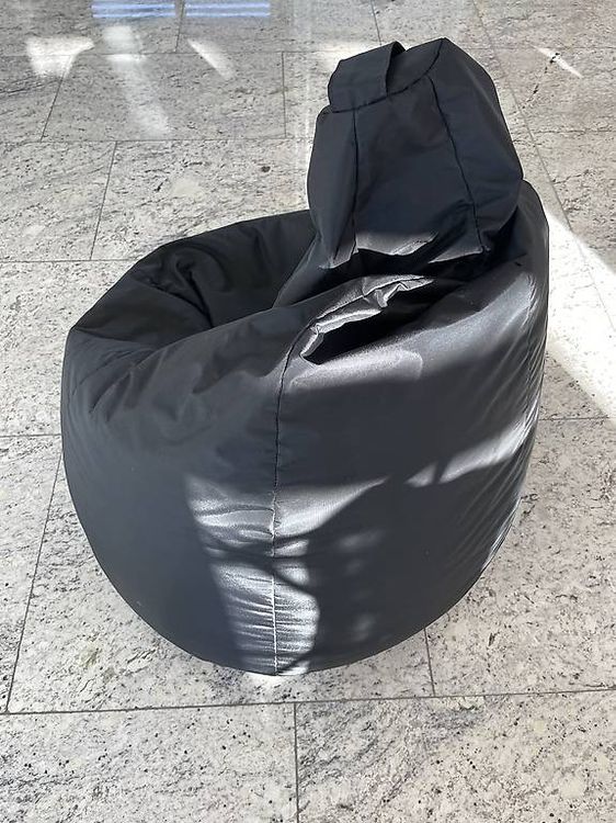 Pouf nero e rosa 2