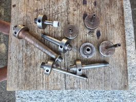 9 SFJ Schieifspindel-Aufnahmen Typ HSN, Anzugsgewinde M12x1