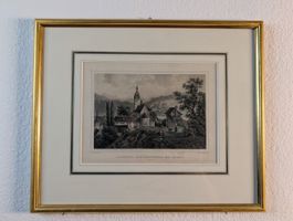 Kloster Schönenwerd bei Aarau – Stahlstich nach Rohbock
