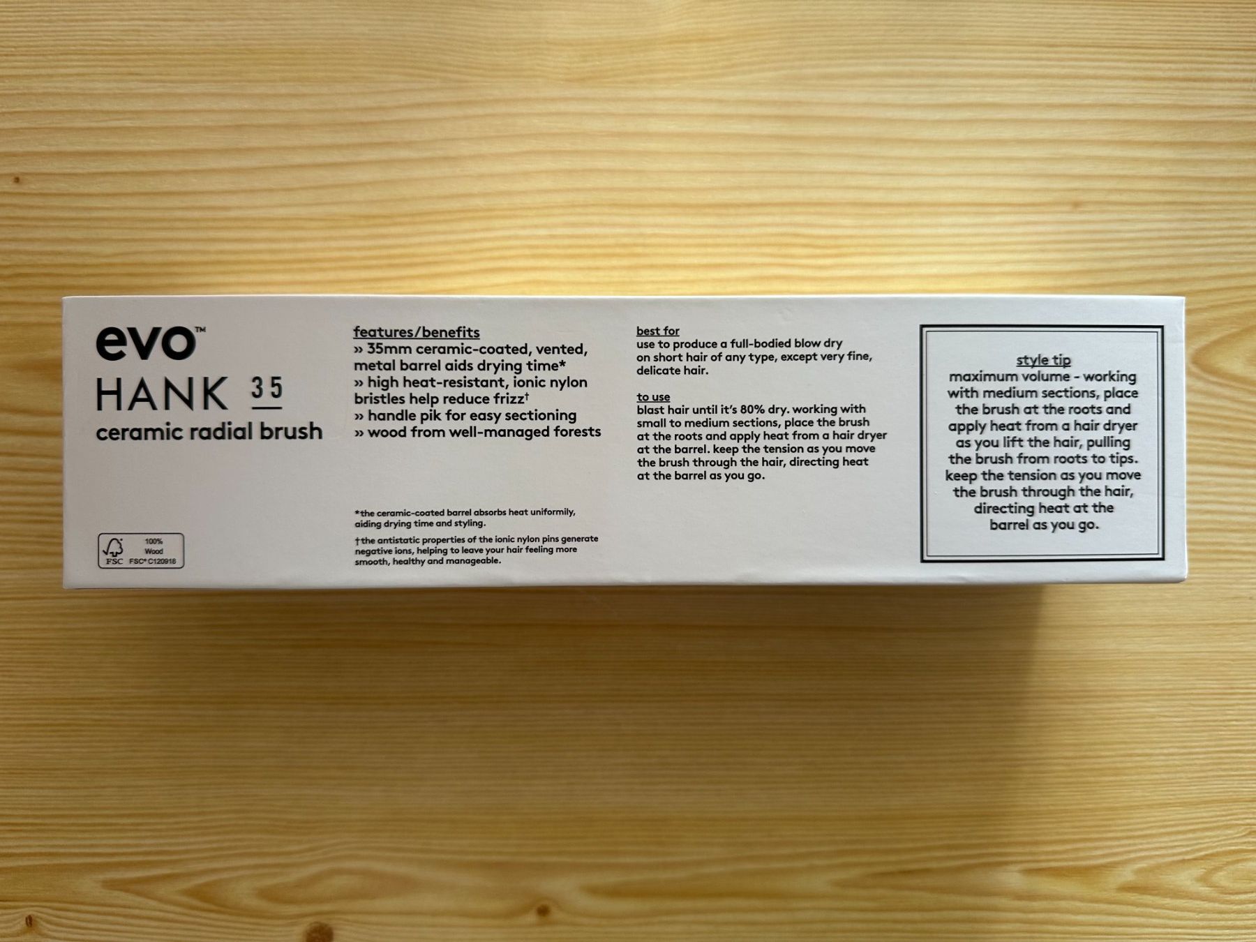 Altro per la cura dei capelli: EVO Rundbürste 35 / Haarbürste – Nuovo e nell'imballaggio originale da Rafz venduto da sam_ryj5 2