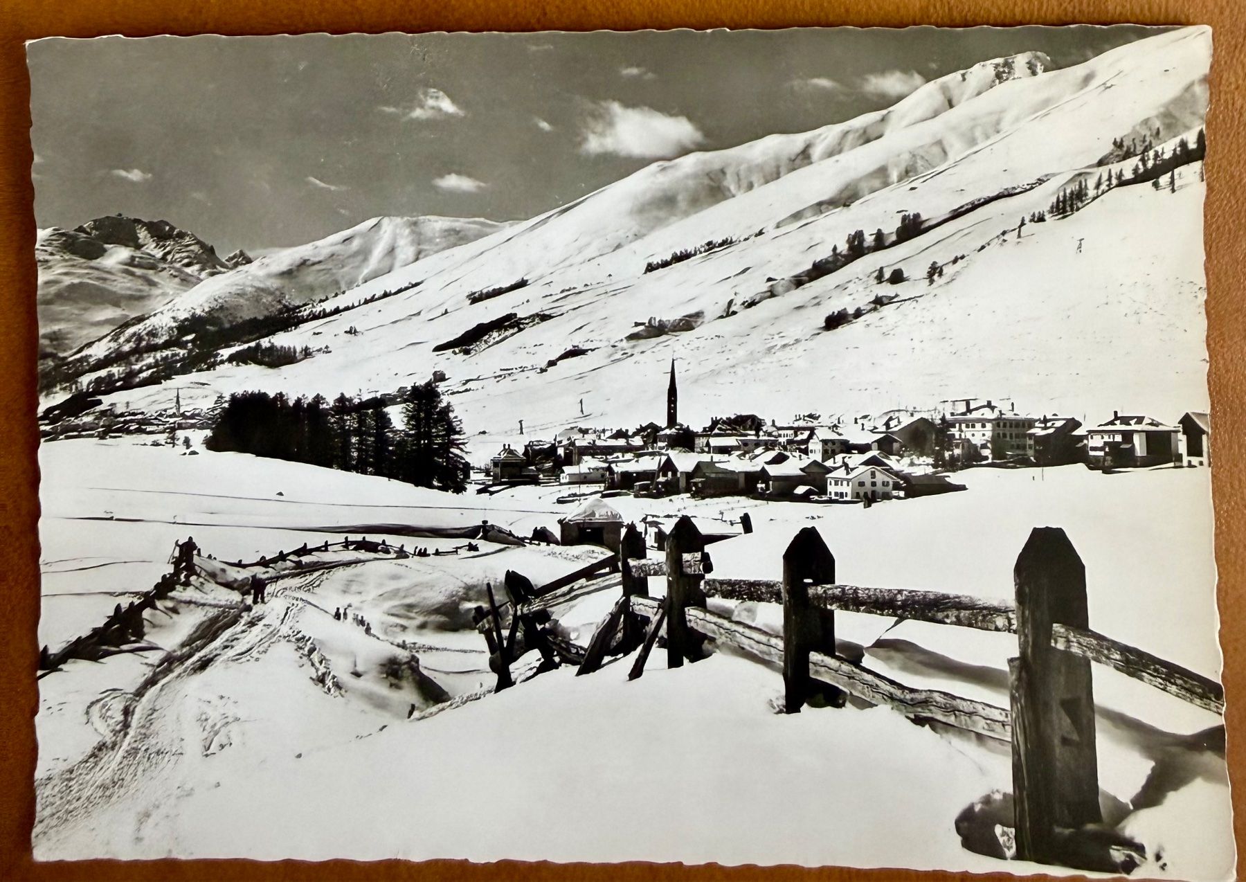 Cartoline postali: S-Chanf - Winter 1958 – Usato da Lutry venduto da Ediego
