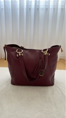 Elegante Michael Kors Tasche in Bordeauxrot - Neuwertig!