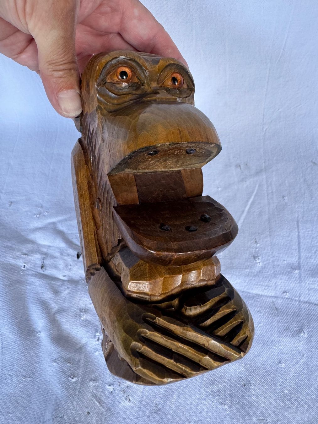 Sculture & Statue: Casse-Noix Singe Nussknacker Affen sculpture bois – Usato da GRAND - LANCY venduto da petitpain67 4