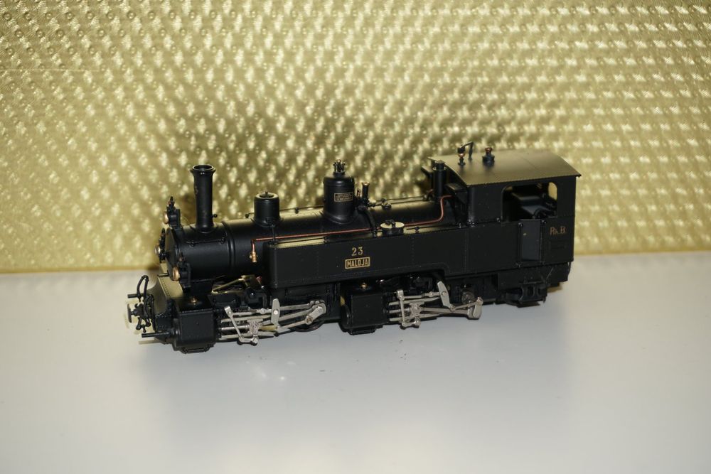 Locomotive Ferro Suisse H0m – RhB G 3/4 – Laiton – Époque II – Occasion