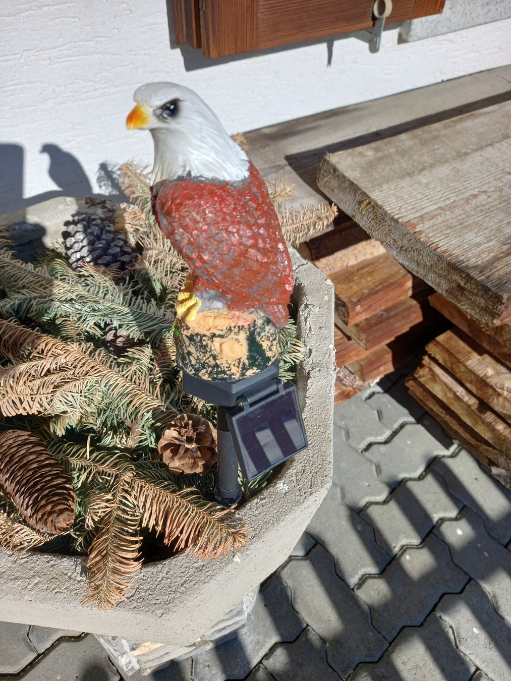 Tutte le decorazioni: Adler mit Leuchtsockel LED – Nuovo (secondo la descrizione) da Achseten venduto da Wenggi 4