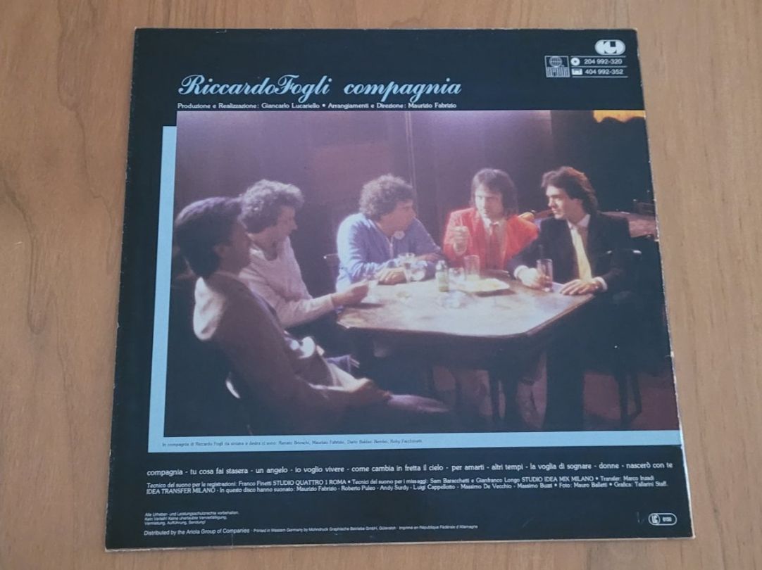 Dischi in vinile: LP Riccardo Fogli – Usato da Martigny venduto da MZ-67 1