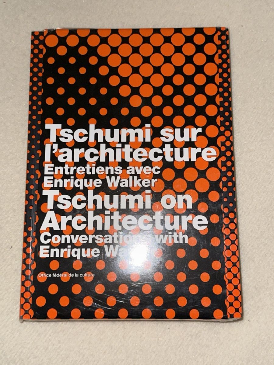 Libri: Tschumi on Architecture Conversation with E. Walker – Nuovo e nell'imballaggio originale da Bern venduto da schnupka 1