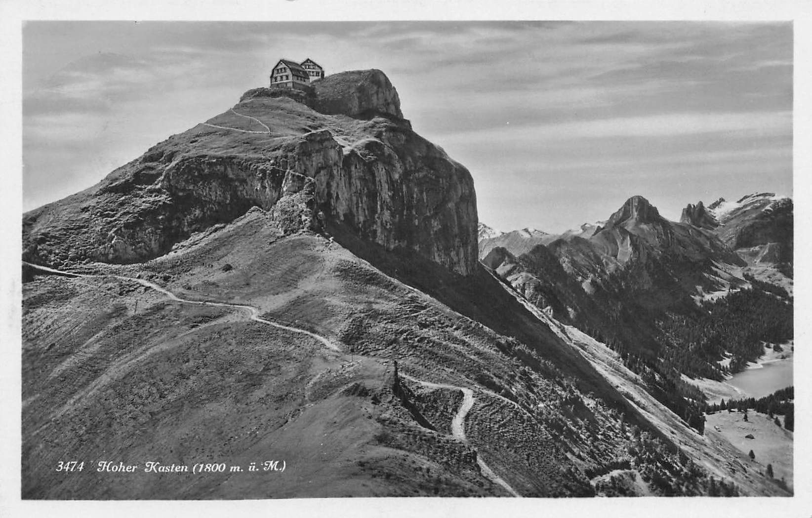 Cartoline postali: Hoher kästen ( Rüte ) – Usato da Biasca venduto da Blenio71