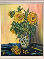73breitx86cmhoch Ölgemälde Sonnenblumen wunderhübsch🌻