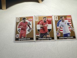 Panini FIFA Extra Sticker Heungmin Son Salah Pulisic
