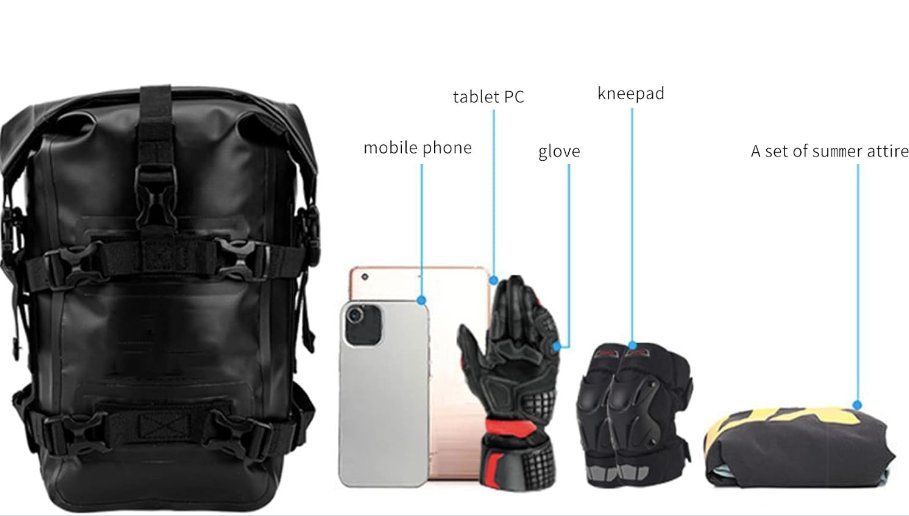 Borse: Multifunktionale Wasserdichte Motorrad-Seitentasche 8L – Nuovo e nell'imballaggio originale da Châtelaine venduto da topshop.switzerland 2