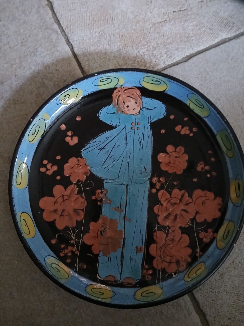Piatti: 4 assiettes anciennes Rheinfelden – Usato da Corcelles-Payerne venduto da evalyne 1