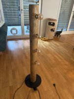 Stehlampe Baumstamm Design 4 Lampen gut erhalten