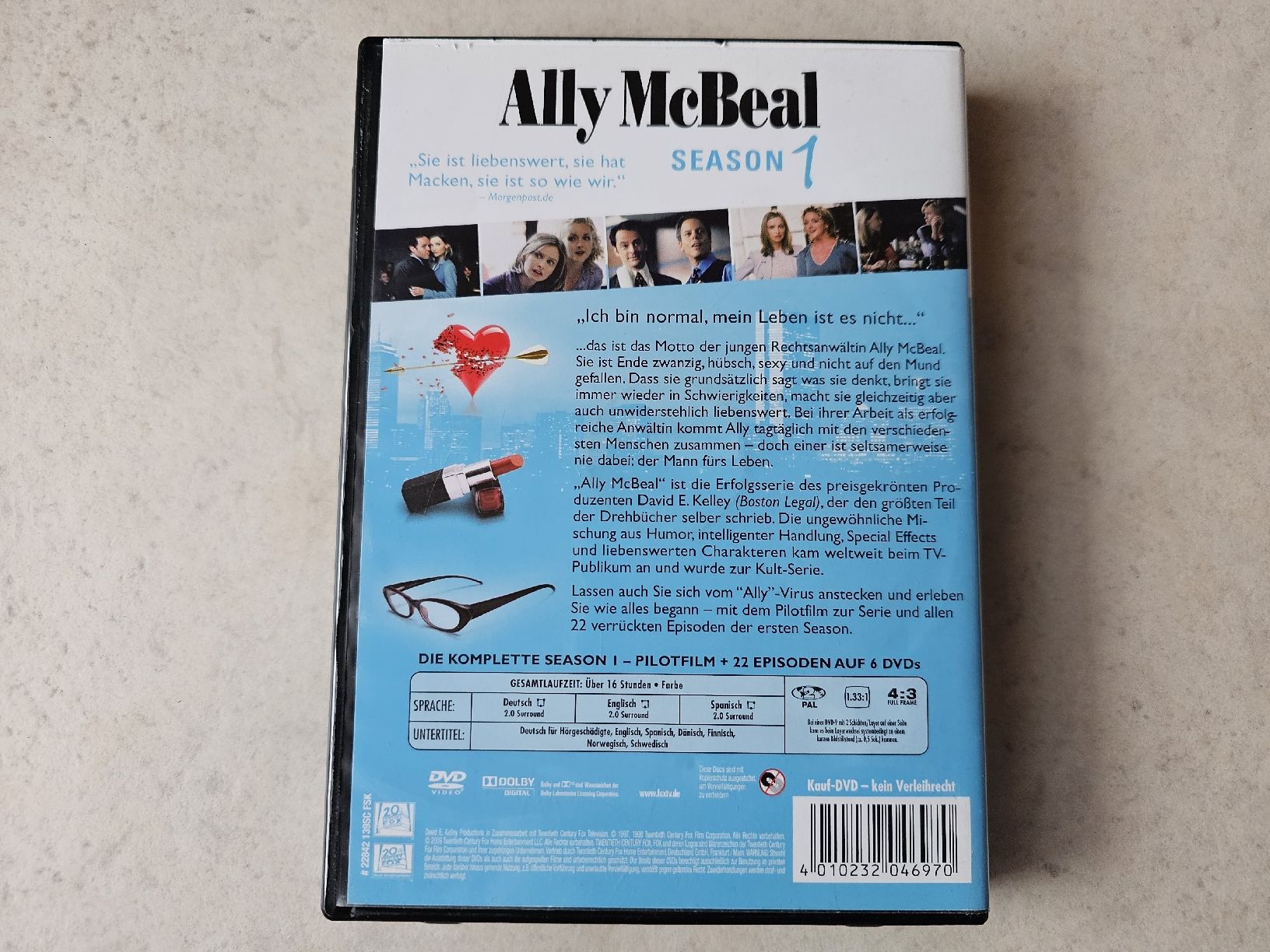 Tutti i DVDs: Ally McBeal  -  Staffel 1 – Usato da Schneisingen venduto da backstore24 1