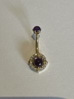 bauchpircing 750/18ct. 2.25gr. (19)