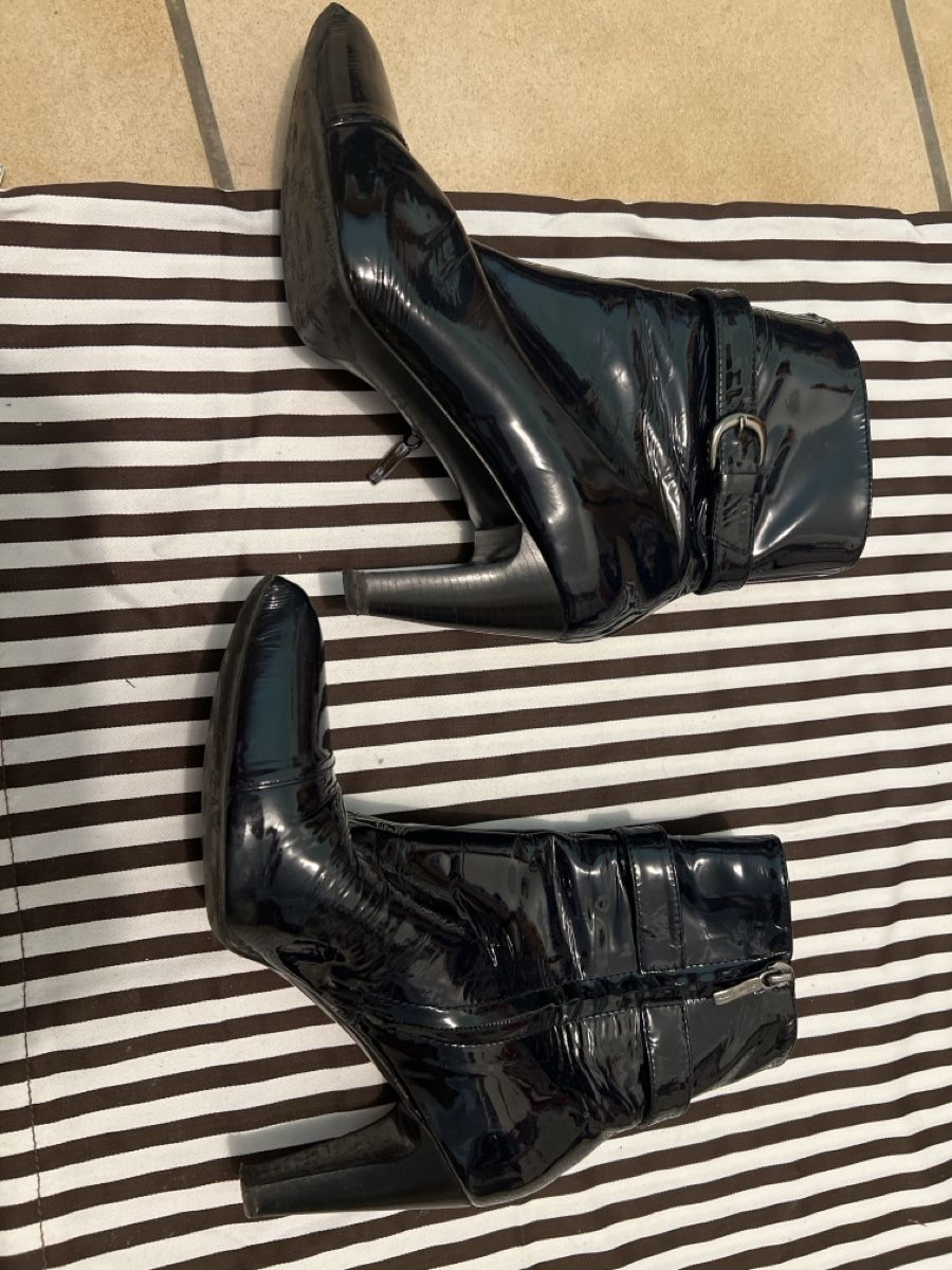 Damenschuhe: Bottines vernies noires T.38  – Gebraucht aus Arvillard (Salins) von mental0mystique 3