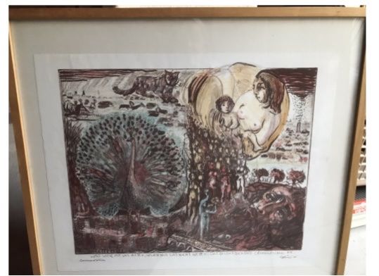 Grafica & Litografie: Lithographie René Bürki Gemälde – Usato da Aarwangen venduto da to-hirschi