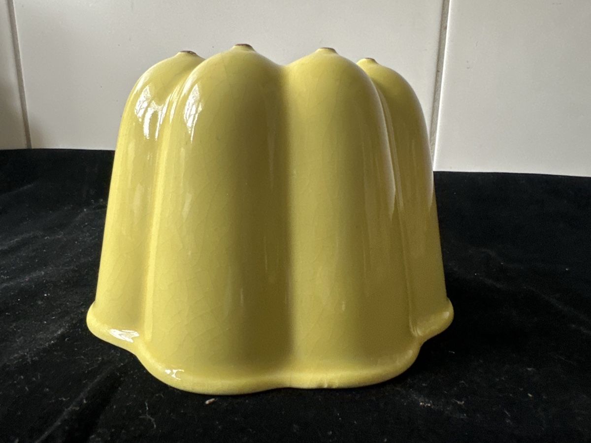 Rössler Teglie da forno: Gelbe Rössler Puddingform, Keramik, Vintage Stil – Usato da Zürich venduto da Chaeffeler 3