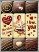 9-tlg. Magnet-Set CHOCOLATE FOR LOVERS