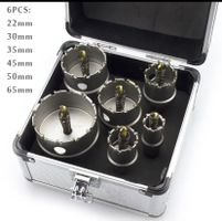 6 Pcs. Hartmetall Spitze TCT Bohrer Loch Metallbearbeiten