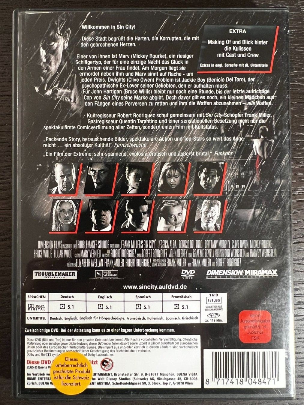 Tutti i DVDs: Sin City – Usato da Zürich venduto da FilmFreunde 1
