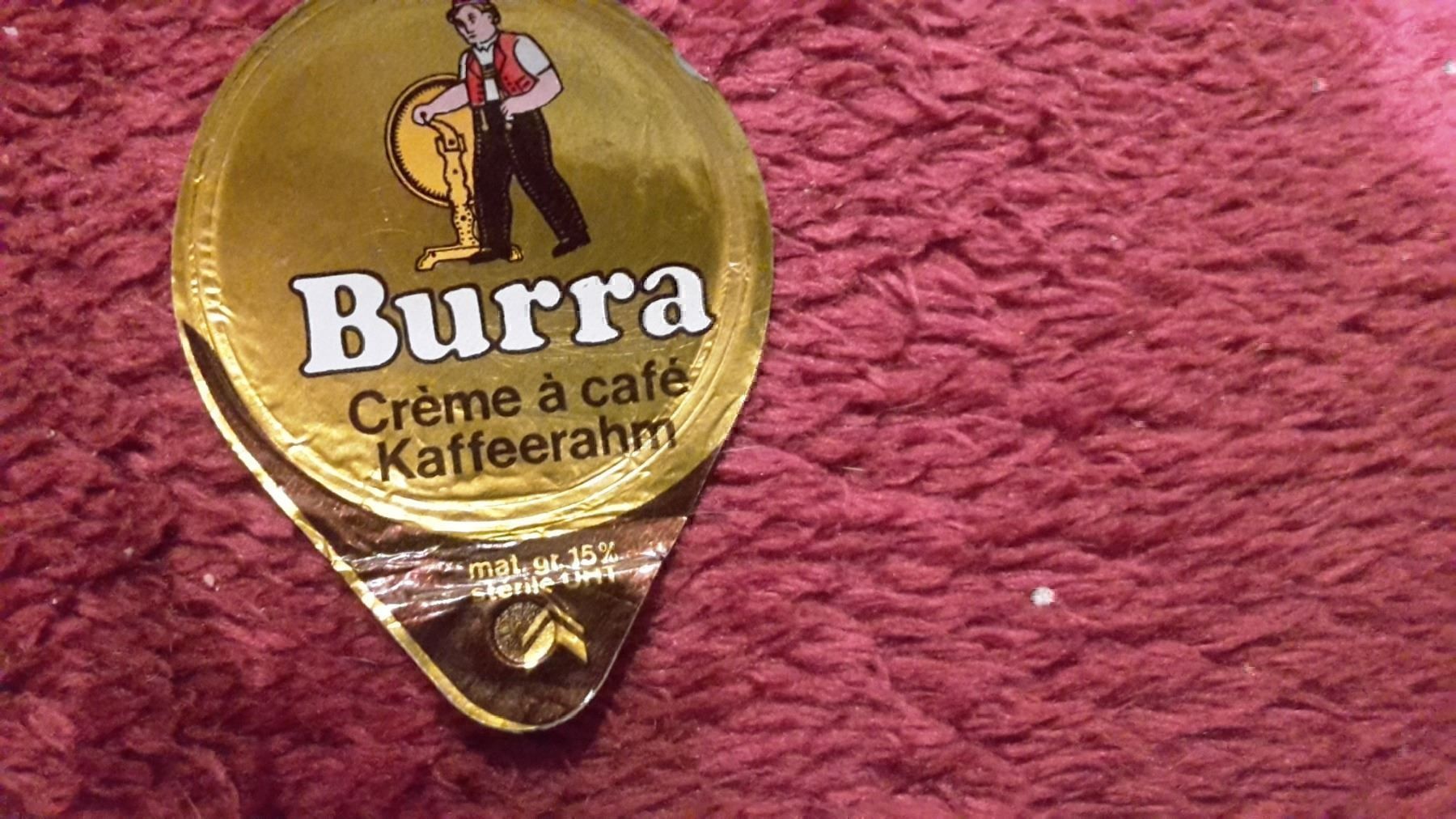 Kaffeerahmdeckel: 3 Burra Kaffeerahmdeckeli Gold – Gebraucht aus Schwarzenburg von Flamingo07 1