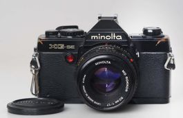 Minolta XG-SE schwarz mit Rokkor MD 1,7/50mm, selten