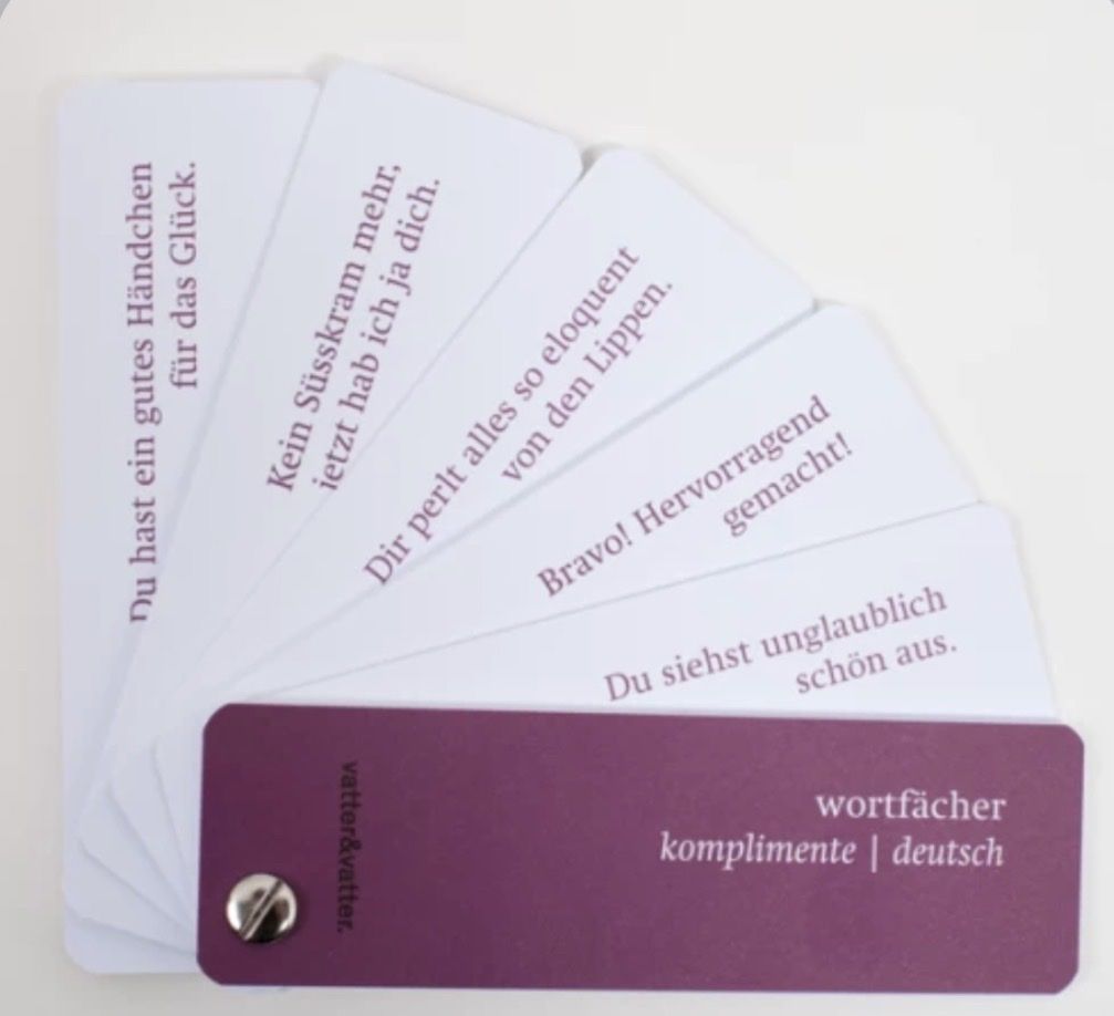 Bücher: Kompliment Fächer  – Neu (gemäss Beschreibung) aus Luzern von Crea.Elsa