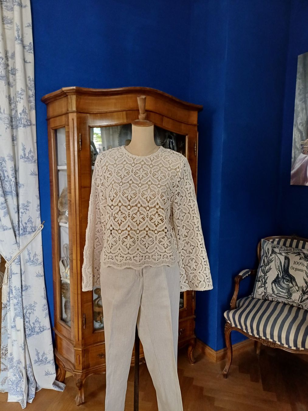 H&M Maglioni & Felpe: Leichter Pullover aus Baumwollspitze Gr. 38/ M – Nuovo (secondo la descrizione) da Romanshorn venduto da Hanibal424 5