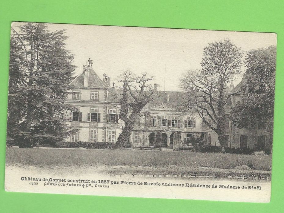 Cartoline postali: Château de Coppet – Usato da Zürich venduto da t24_de