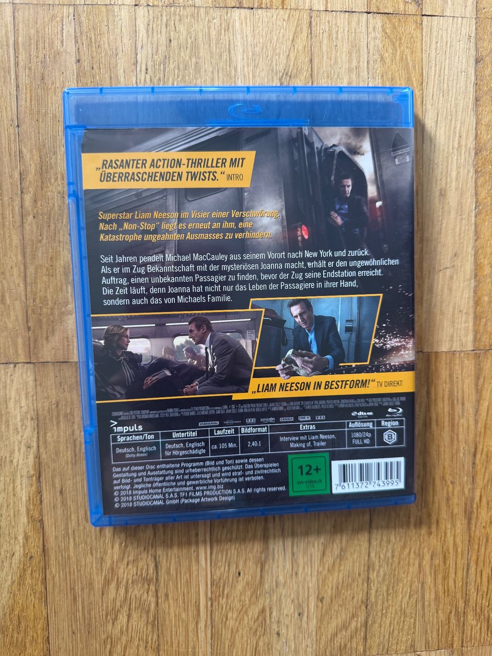 Tutti i DVDs: THE COMMUTER. (BLU-RAY) MIT LIAM NEESON – Usato da Basel venduto da san_2qlq 1