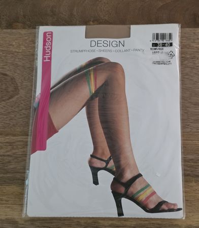 Hudson Strumpfhose Design Streifen 38-40 Neu/OVP 🌈