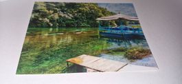 Puzzle 500 Teile ifolor Wasserlandschaft mit Steg neu