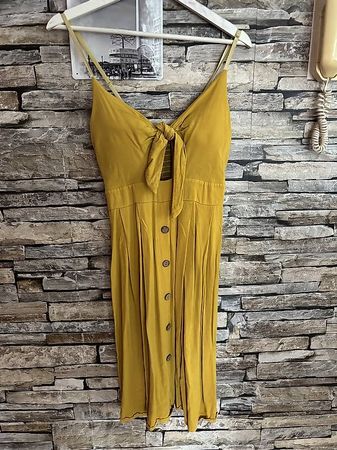 Kleid senf farben Gr. 36