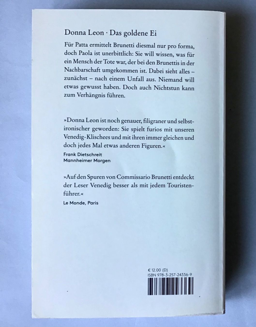Bücher: Taschenbuch von Donna Leon, Fall 22: Das goldene Ei – Neu (gemäss Beschreibung) aus Bubendorf von Alpenheidi 1