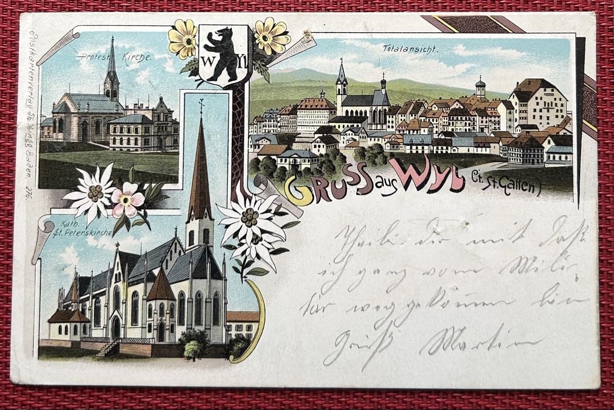 Cartoline postali: Gruss aus Wil Litho  – Usato da Horw venduto da Tellbub