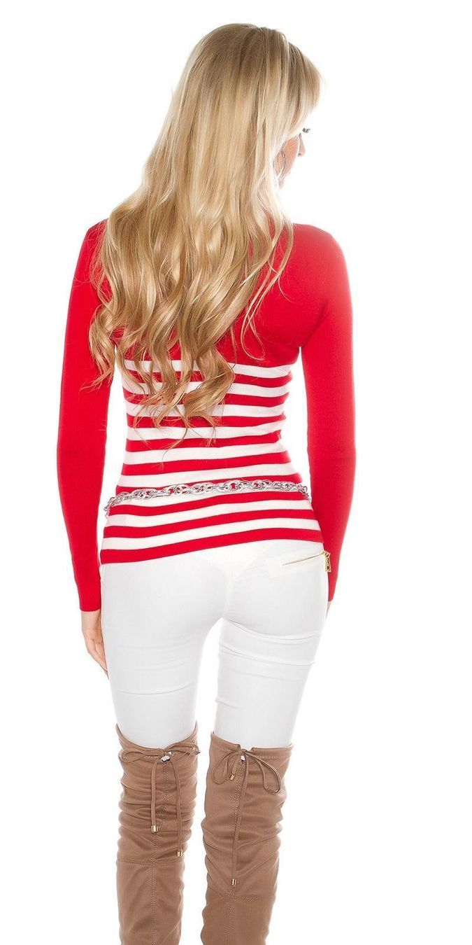 Pullover & Sweatshirts: Koucla Strass Rollkragen Pullover Rot – Neu und originalverpackt aus Sirnach von Koucla-Girl 5