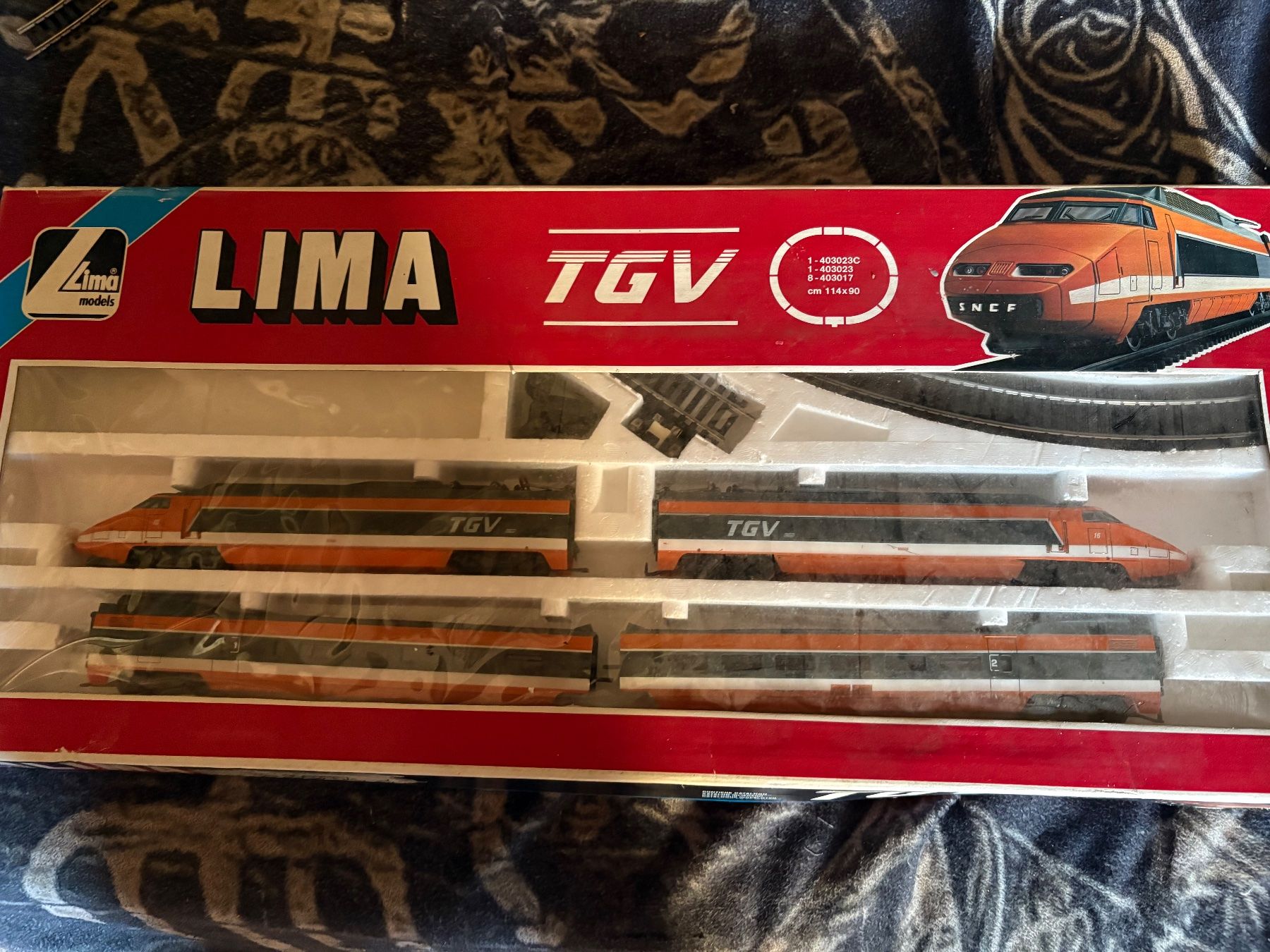 Lima Modellini di ferrovie: Lima TGV H0 mit OVP inklusive Gleis – Usato da Balsthal venduto da hammer008 1