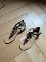 m&m - Leder Sandale Flip-Flops 38