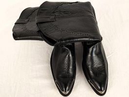 Lederstiefel Gr. 8½