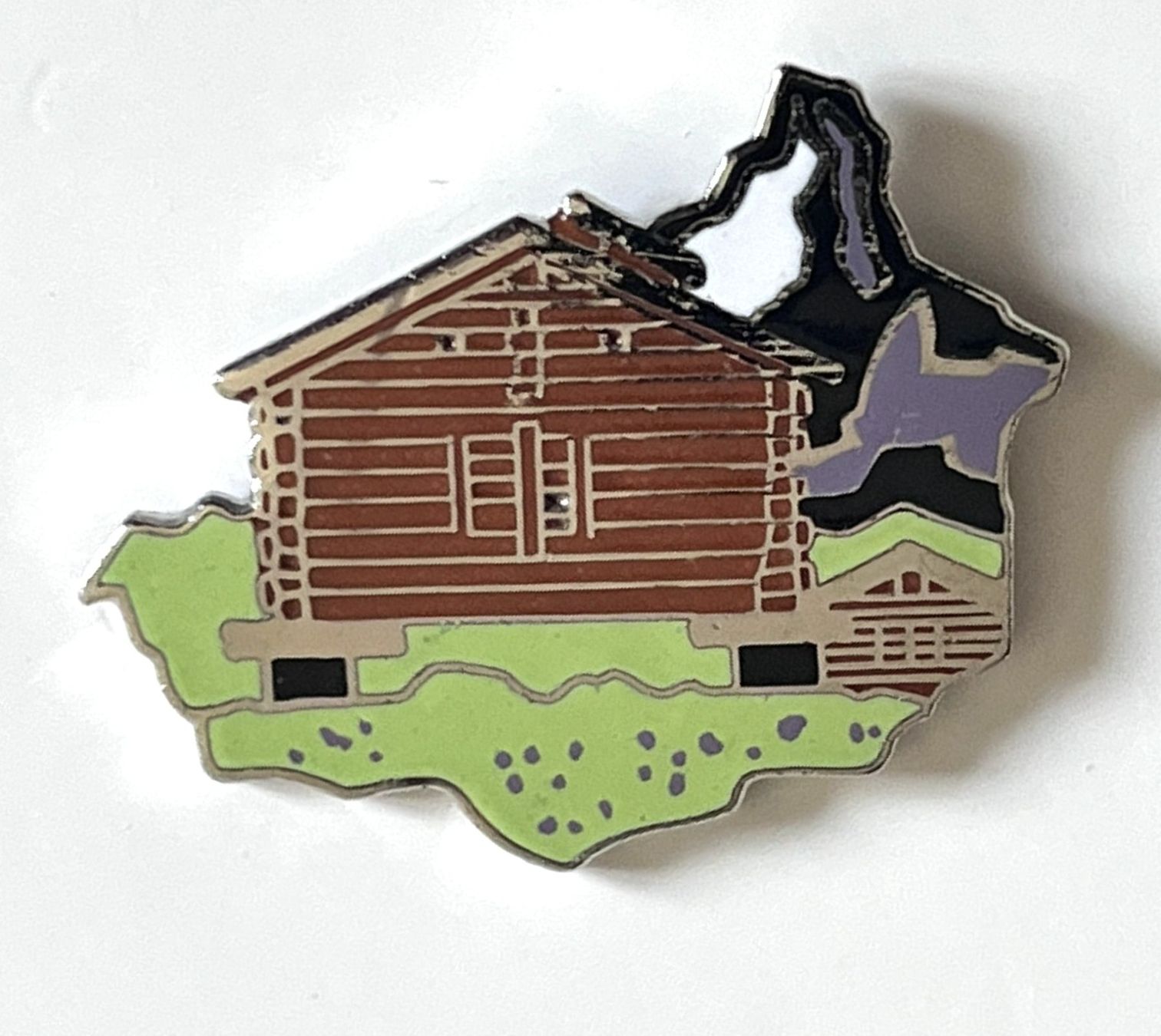 Placchette & Badge: Pin Berghütte Chalet – Usato da Kriens venduto da TSCH1