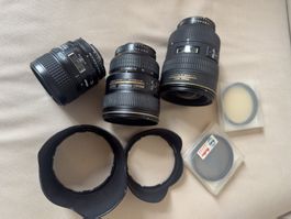 Nikon FX Bundle: 17-35/2.8 + 28-70/2.8 + 60 (Defekt)